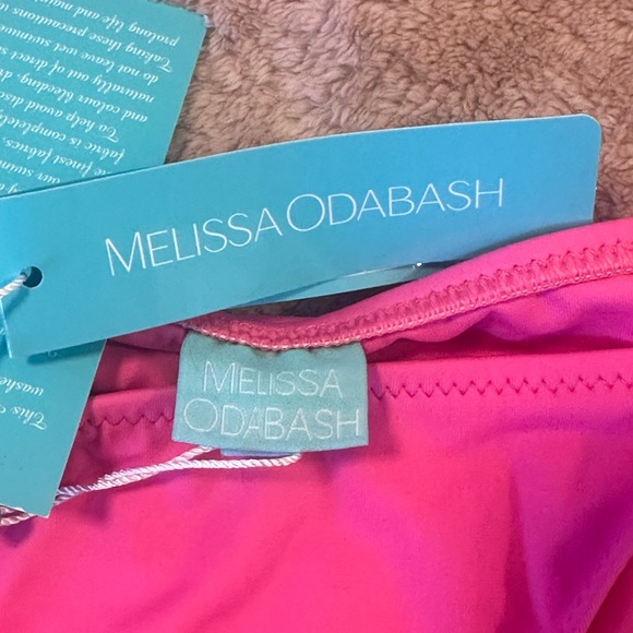 bikini in pink by Mellissa Odabash in size 4. side tie bottom, back/neck tie top - Picture 6 of 13
